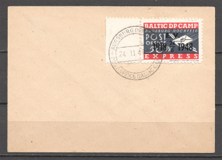 1948 Baltic Scouts States Dispaced Persons Camp Ausburg-Hochfeld Cover