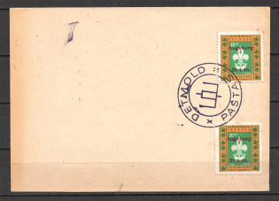 1946 Lithuania Baltic Scouts States Dispaced Persons Camp Ausburg-Hochfeld Cover