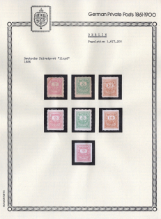 1886 Berlin - Germany Local Post, Private City Mail, Small Stock of Valuable stamps