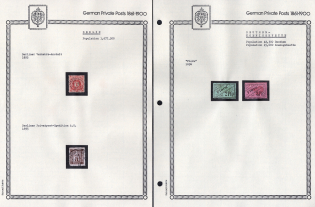 1895-96 Berlin, Bytom - Germany Local Post, Private City Mail, Small Stock of Valuable stamps