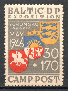 1946 Baltic Dispaced Persons Camp Schongau Expostition