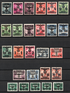 1940 General Government, Germany (Mi. 14 - 39, Full Set, CV $80)