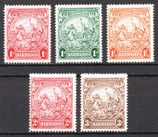 1938-47 Barbados British Empire Perf. 14