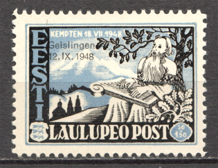 Estonia Baltic Dispaced Persons Camp Geislingen