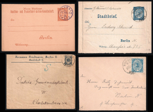 Berlin - Germany Local Post, Private City Mail, Postal Stationery