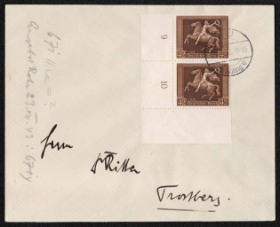 1938 Third Reich, Germany, Cover (Mi. 671, Full Set, CV $220)
