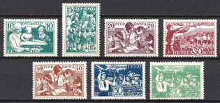 1938 The Air Sport in the USSR, Soviet Union, USSR (Full Set, MNH)