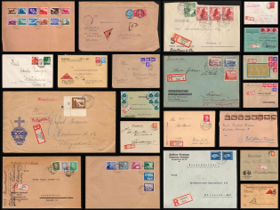 Third Reich, Germany, Stock of Valuable Covers and Postcards with Commemorative Canellations