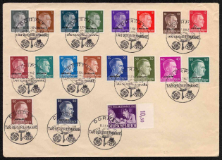 1942 Ostland, German Occupation, Germany, Cover from Dorpat (Mi. 1 - 18, 811, CV $200, Special Cancellation)