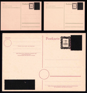 Allied Occupation - Fee Paid, Germany, Small Stock of Postcards