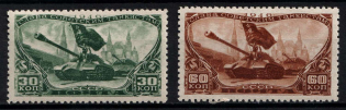 1946 Tankmen Day, Soviet Union, USSR (Full Set, MNH)