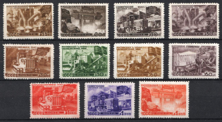 1947 The Reconstruction, Soviet Union, USSR (Full Set, MNH)