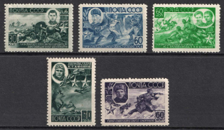 1944 Heroes of the USSR, Soviet Union, USSR (Full Set, MNH)