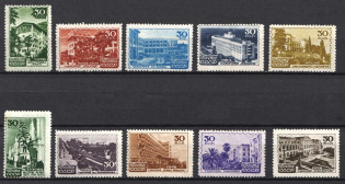 1947 The Soviet Sanatoria, Soviet Union, USSR (Full Set, MNH)
