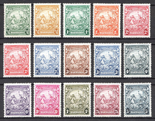 1938-47 Barbados British Empire Perf. 13.5х13 CV 45 GBP