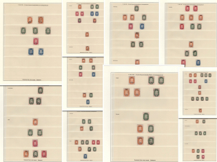 Offices in Levant, Russia, Small Stock of Stamps