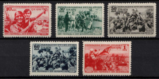 1940 The Re-Unification Ukraine SSR and Byelorussia SSR, Soviet Union, USSR (Full Set, MNH)
