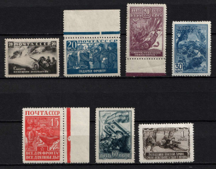 1942 The Great Fatherlands War, Soviet Union, USSR (Full Set, MNH)