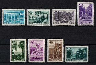 1949 Views of Crimea and Caucasus, Soviet Union, USSR (Full Set, MNH)