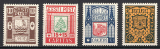 1938 Estonia (Mi. 131-134, Full Set, CV $50)
