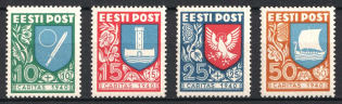 1940 Estonia (Mi. 152-155, Full Set, CV $50, MNH)