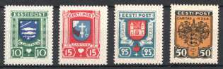 1936 Estonia (Mi. 109-112, Full Set, CV $90, MNH)