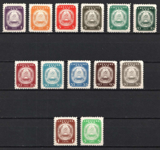 1940 Latvia (Mi. 292-304, Full Set, CV $60)