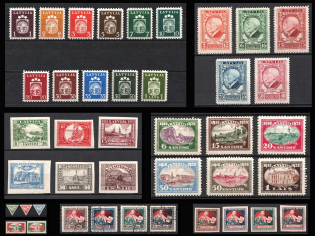 1921-40 Latvia (Full Sets, CV $210)