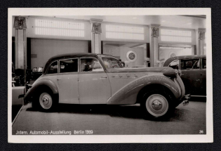 1939 (1 March) 'International Automobile and Motorbike Exhibition in Berlin', German Propaganda Postcard