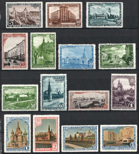 1947 800th Anniversary of the Founding of Moscow, Soviet Union, USSR (Full Set)