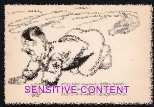 'The Ultimate Secret Weapon', WWII Italy, Anti-Facism Propaganda, Hitler Caricature, Postcard, Mint