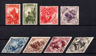 1934 Tannu Tuva, Russia (Mi. 41 A - 48 A, Full Set, CV $30)