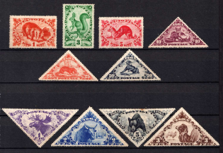 1935 Tannu Tuva, Russia (Mi. 66 - 75, Full Set, CV $40)