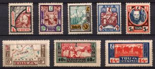 1927 Tannu Tuva, Russia (Mi. 15 - 22, CV $30)