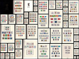1948-1990 West Berlin, Germany, Collection, Album (Full Sets, MNH)