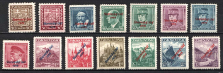 1939 Slovakia (Mi. 3, 6 - 17, 19 a, CV $80)