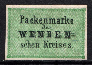 1863 4k Wenden, Livonia, Russian Empire, Russia (Kr. 3, Sc. L3, Signed, CV $350)