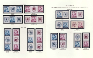 1941 Bohemia and Moravia, Germany (Mi. W Zd 9 - W Zd 16, S Zd 9 - S Zd 16, Coupons, Full Set, CV $60, MNH)