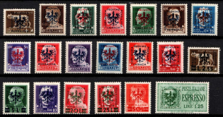 1944 Ljubljana, German Occupation, Germany (Mi. 1 - 20, Full Set, CV $230)