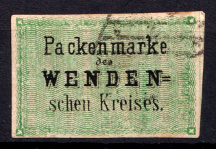 1863 4k Wenden, Livonia, Russian Empire, Russia (Kr. 3, Sc. L3, Canceled, CV $400)