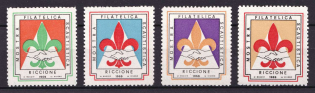 1969 France, Scouts, Scouting, Scout Movement, Cinderellas, Non-Postal Stamps