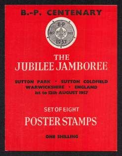 1957 Great Britain, Scouts, Booklet, Souvenir Sheet, Scouting, Scout Movement, Cinderellas, Non-Postal Stamps