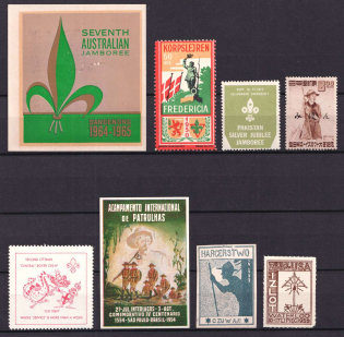 Scouts, Scouting, Scout Movement, Stock of Cinderellas, Non-Postal Stamps