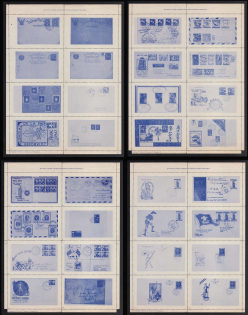 Scouts, Blocks, Scouting, Scout Movement, Stock of Cinderellas, Non-Postal Stamps (MNH)