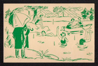 Scouts, Postcard, Scouting, Scout Movement, Cinderellas, Non-Postal Stamps