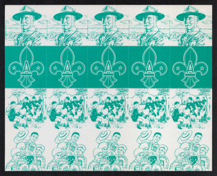 Scouts, Block, Scouting, Scout Movement, Cinderellas, Non-Postal Stamps