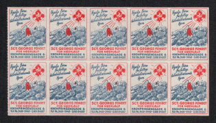 Scouts, Block, Scouting, Scout Movement, Cinderellas, Non-Postal Stamps