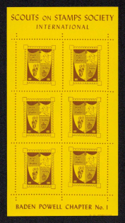 Scouts, Souvenir Sheet, Scouting, Scout Movement, Cinderellas, Non-Postal Stamps