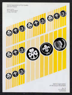 Great Britain, Switzerland, Scouts, Sheet of Stickers, Scouting, Scout Movement, Cinderellas, Non-Postal Stamps (MNH)