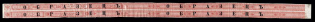 1865-1917 Huge size Tax Strip Tobacco, Russia, Pair (Specimen)